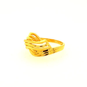 22k Gold Plain Preety Ring