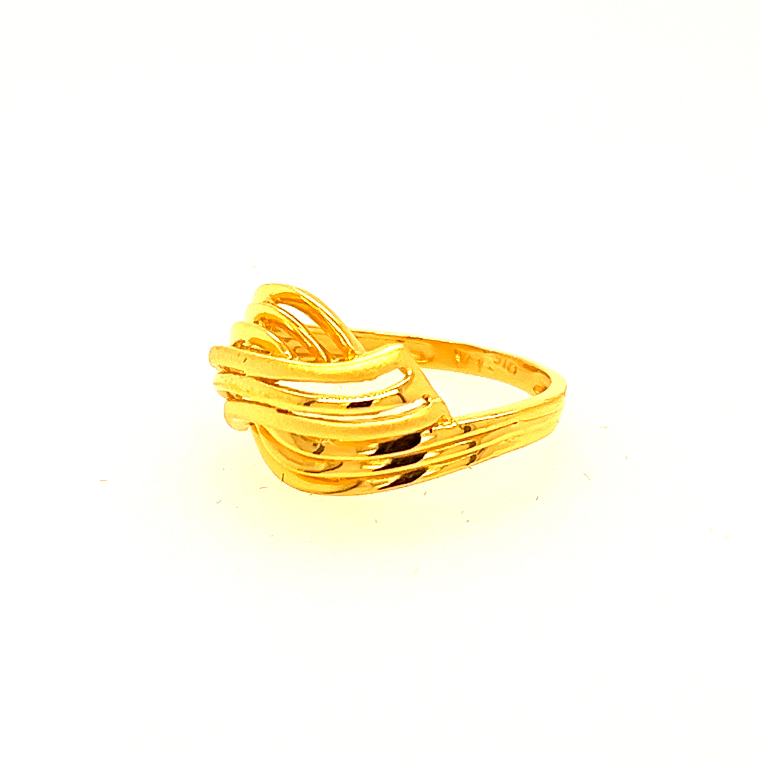 22k Gold Plain Preety Ring - Image 2