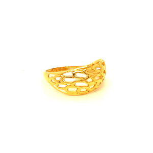 22k Gold Plain Stylish Ring