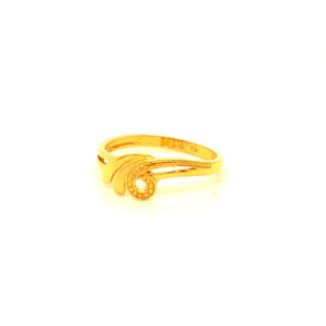 22k Gold Plain Simple Ring