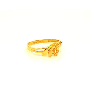 22k Gold Plain Simple Ring