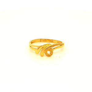 22k Gold Plain Simple Ring