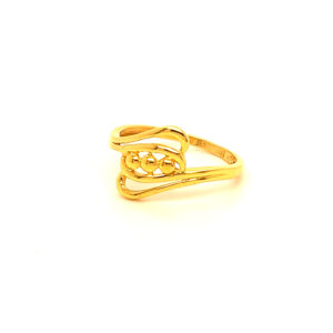 22k Gold Plain Traditional Ring