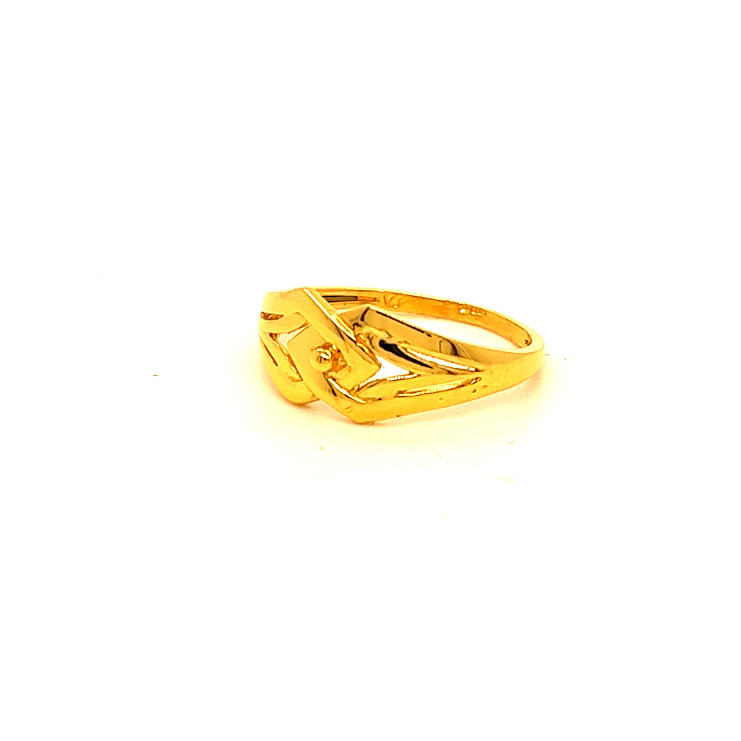 22k Gold Plain Fantasy Ring - Image 3