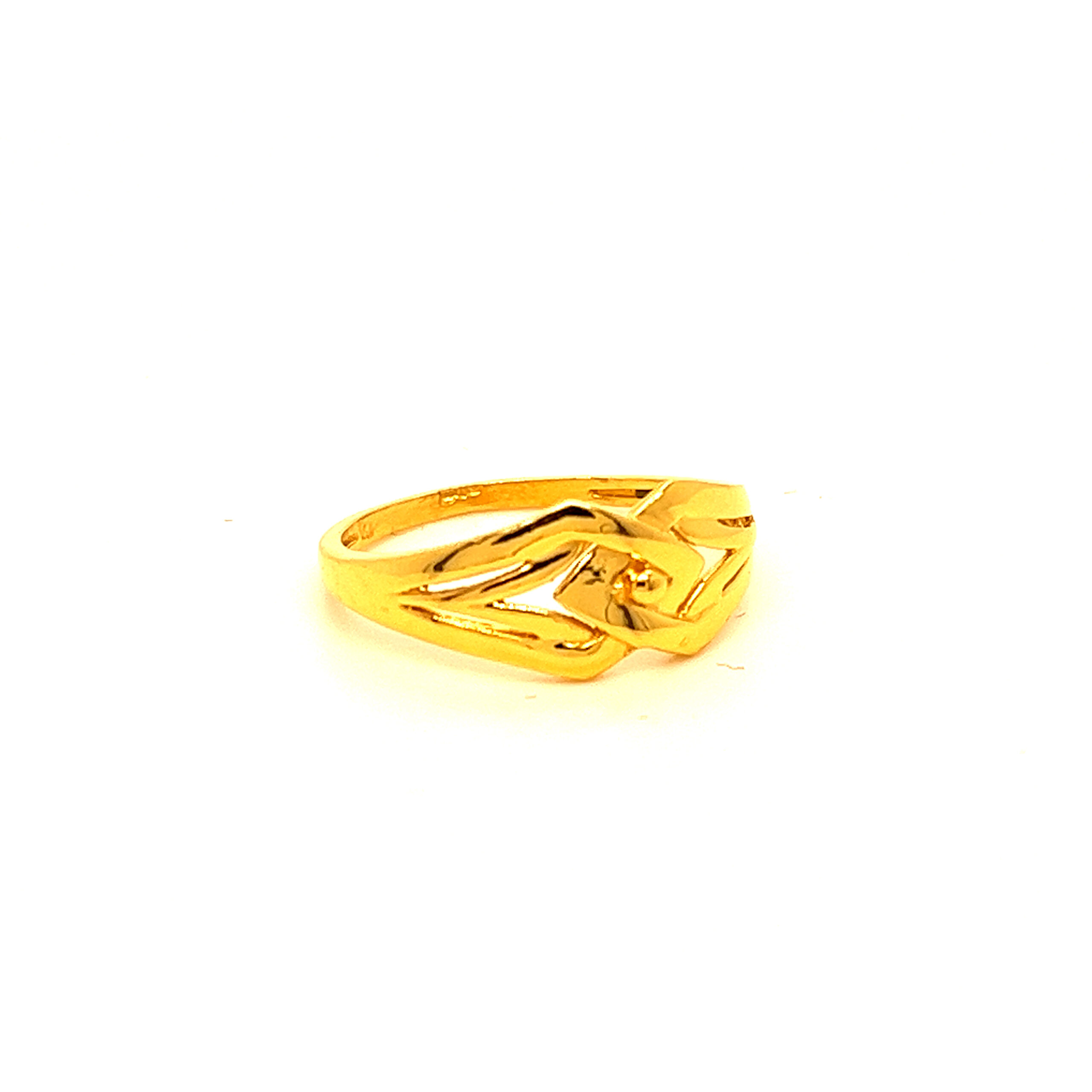 22k Gold Plain Fantasy Ring - Image 2