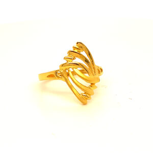 22k Gold Plain Forever Ring