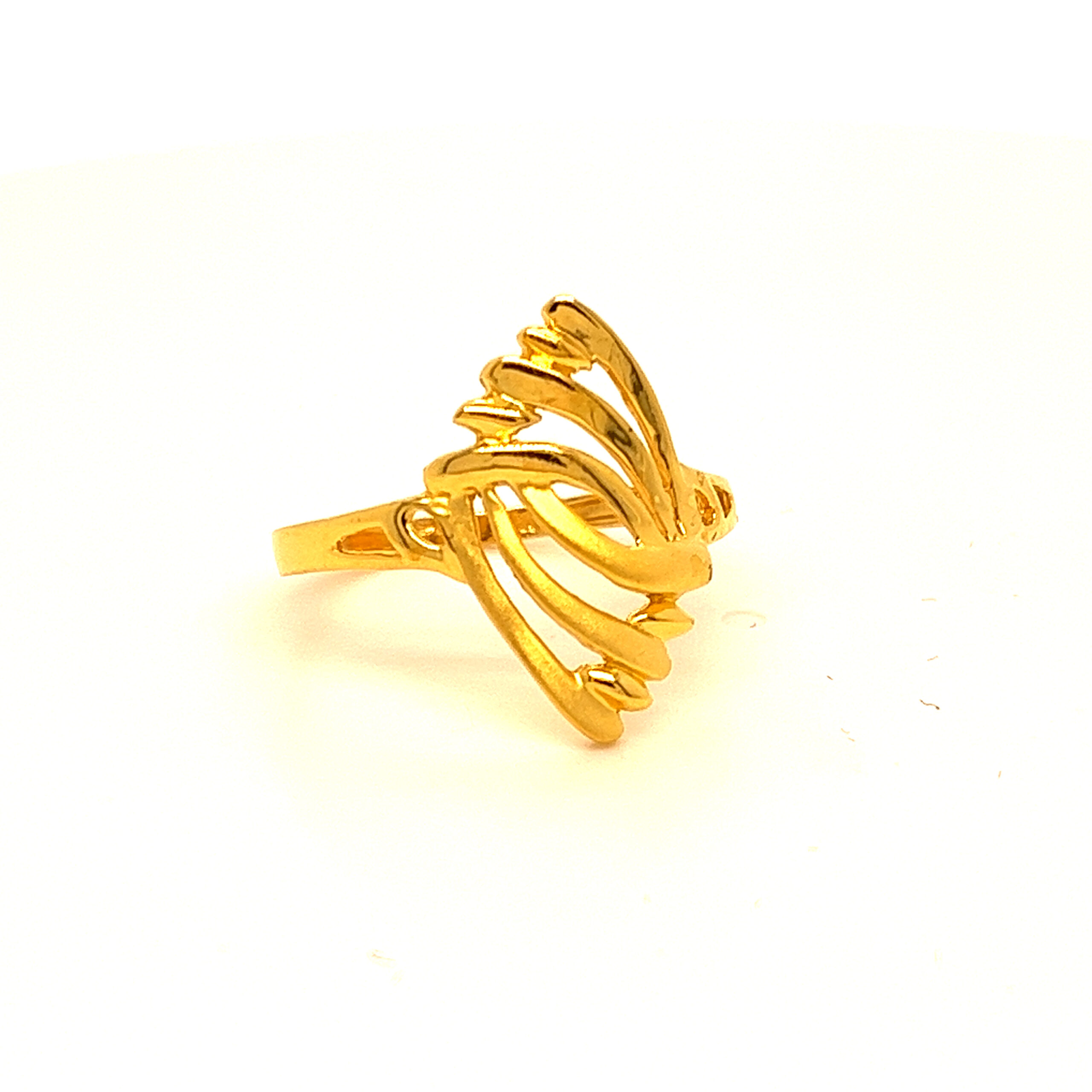 22k Gold Plain Forever Ring - Image 3