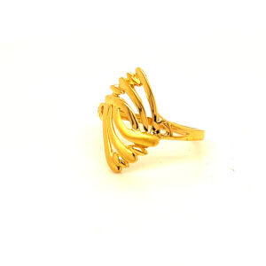 22k Gold Plain Forever Ring