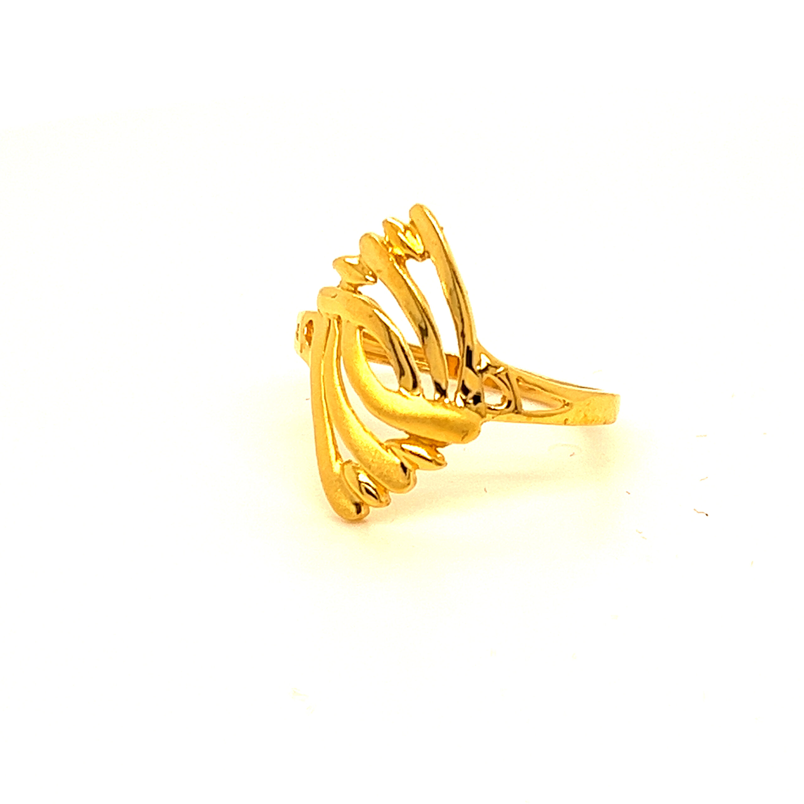 22k Gold Plain Forever Ring - Image 2