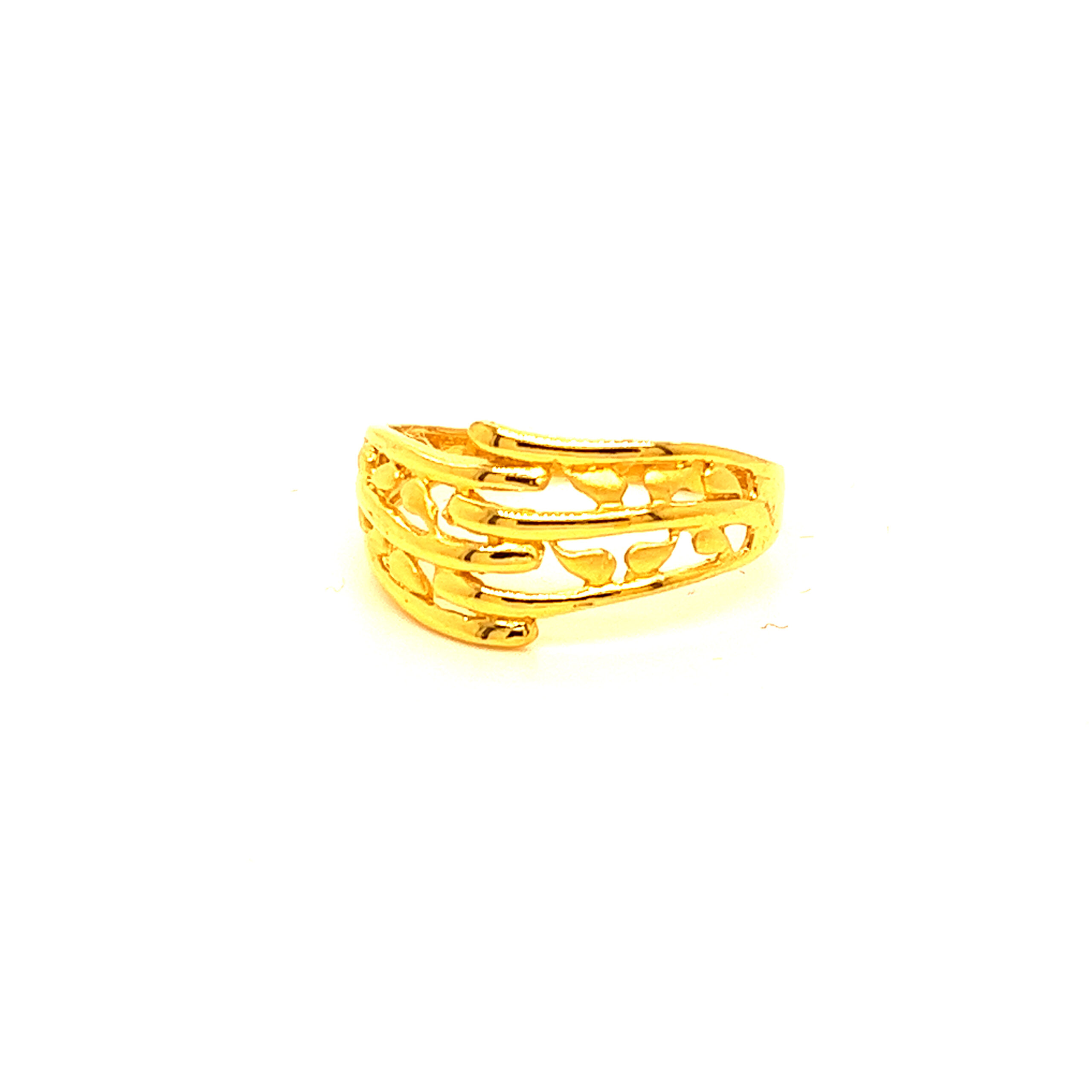 22k Gold Plain Fancy Ring - Image 3