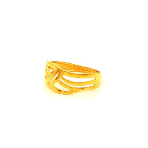 22k Gold Plain Elite Ring