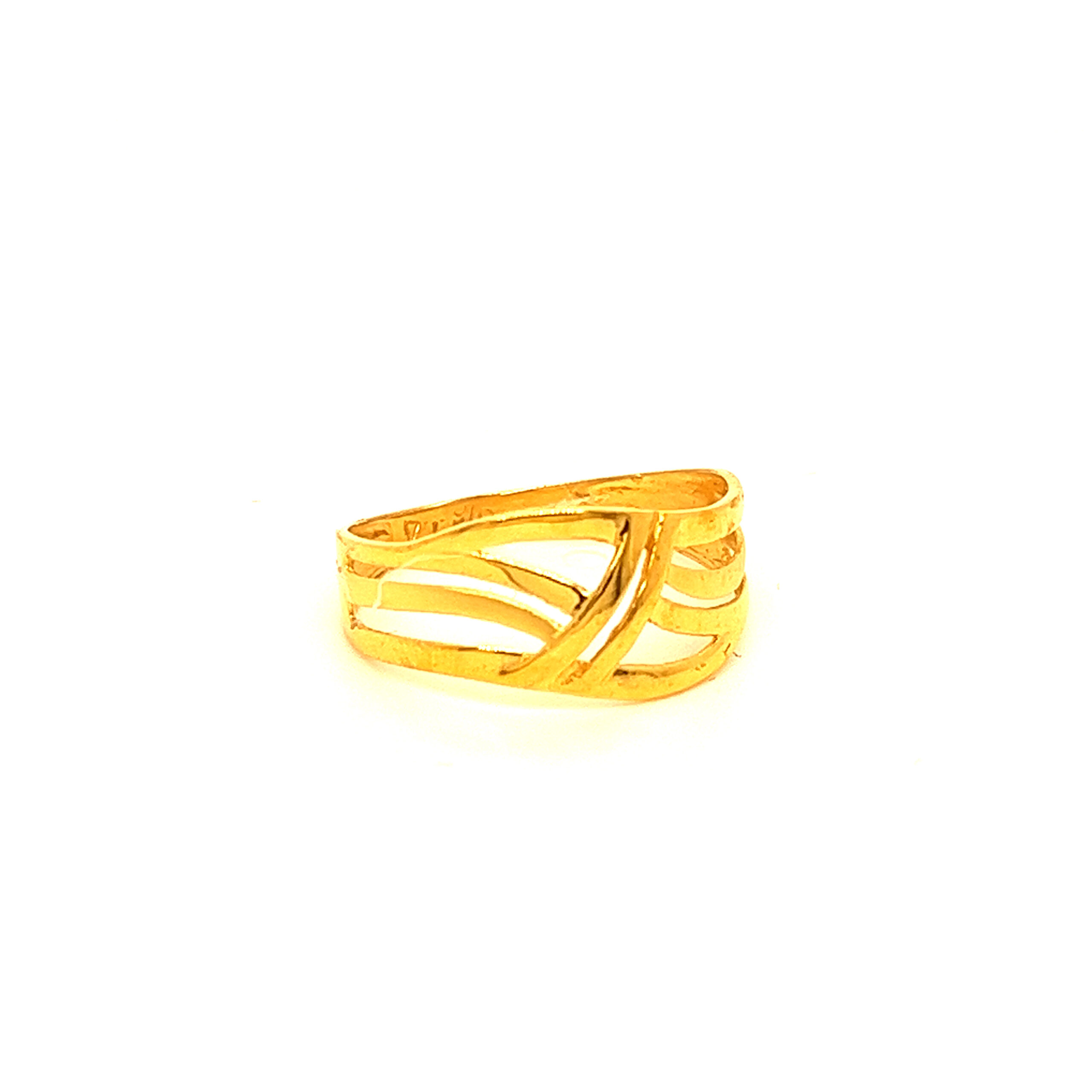 22k Gold Plain Elite Ring - Image 2