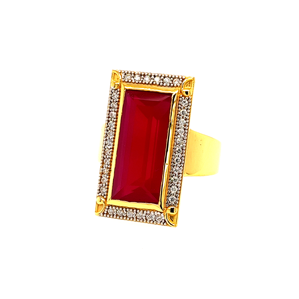 Long Stone Ring - Image 2