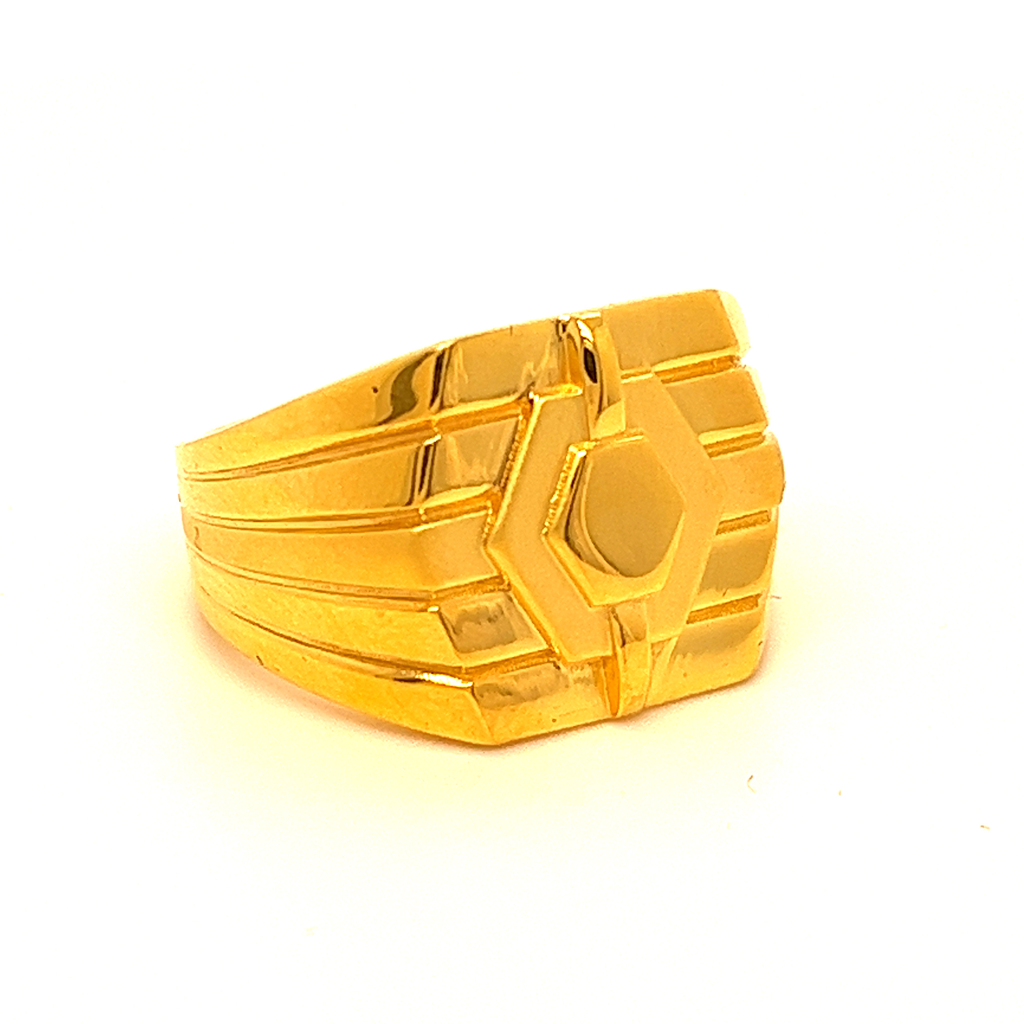Perfect Symmetry Gents Ring