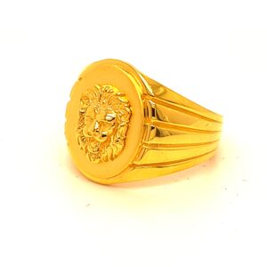 Paper Light Lion Gents Ring