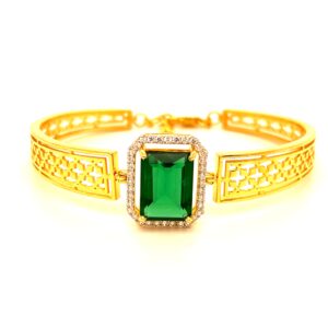 Royal green stone Jali Bracelet