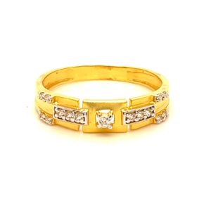 22k Gold victor gents ring
