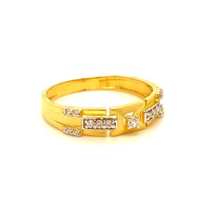 22k Gold victor gents ring