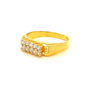 22k Gold scott gents ring