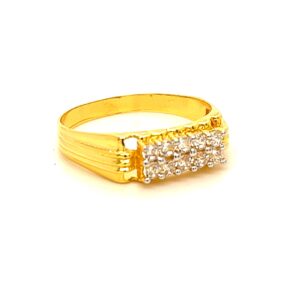 22k Gold scott gents ring