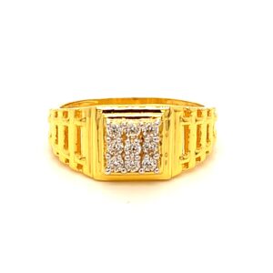 22k Gold valor gents ring