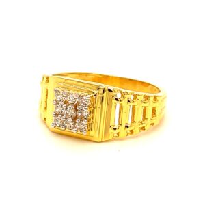22k Gold valor gents ring