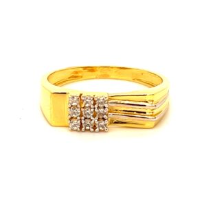 22k Gold diego gents ring