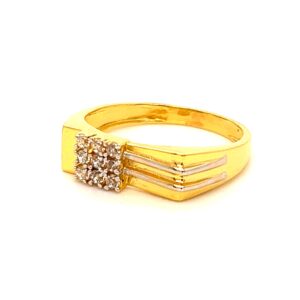 22k Gold diego gents ring