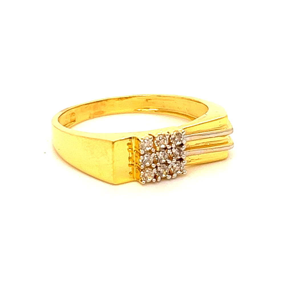 22k Gold diego gents ring