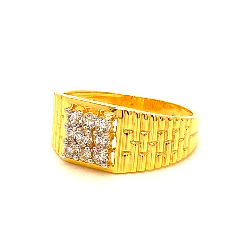 22K Brito style gents ring - Image 2