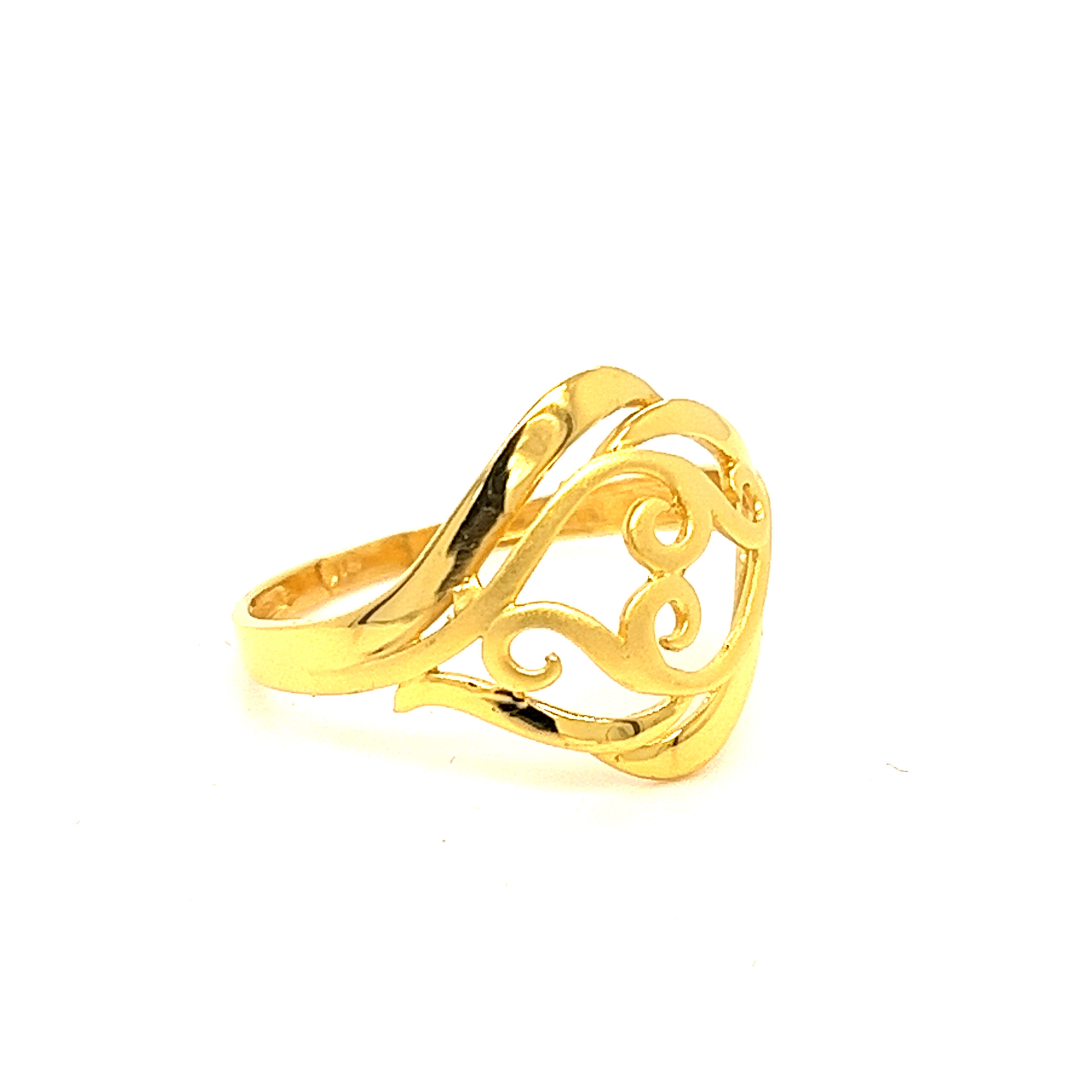 22k Gold Plain Summer Dream Ring