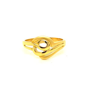 22k Gold Plain Tale Of Kale Ring