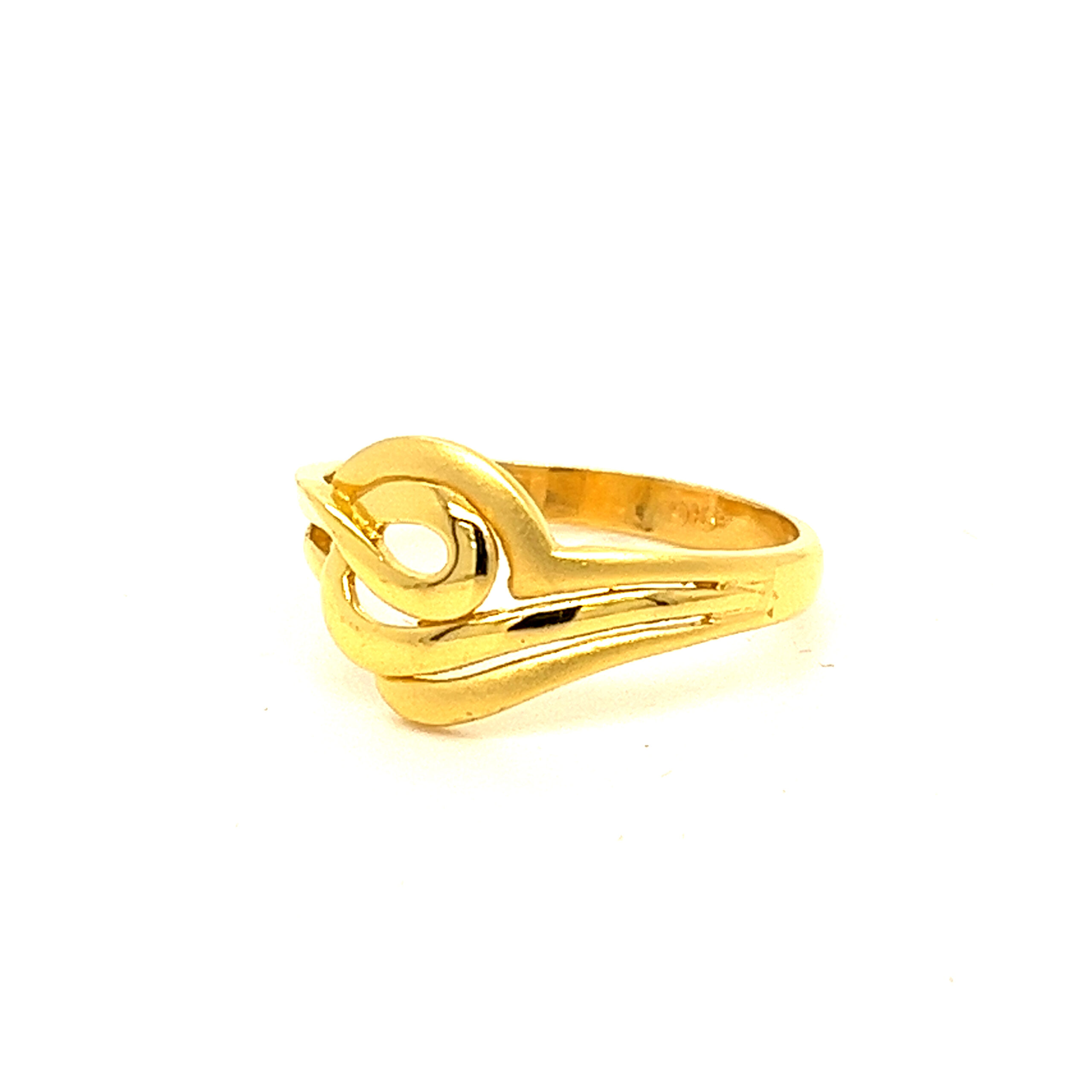 22k Gold Plain Tale Of Kale Ring - Image 2