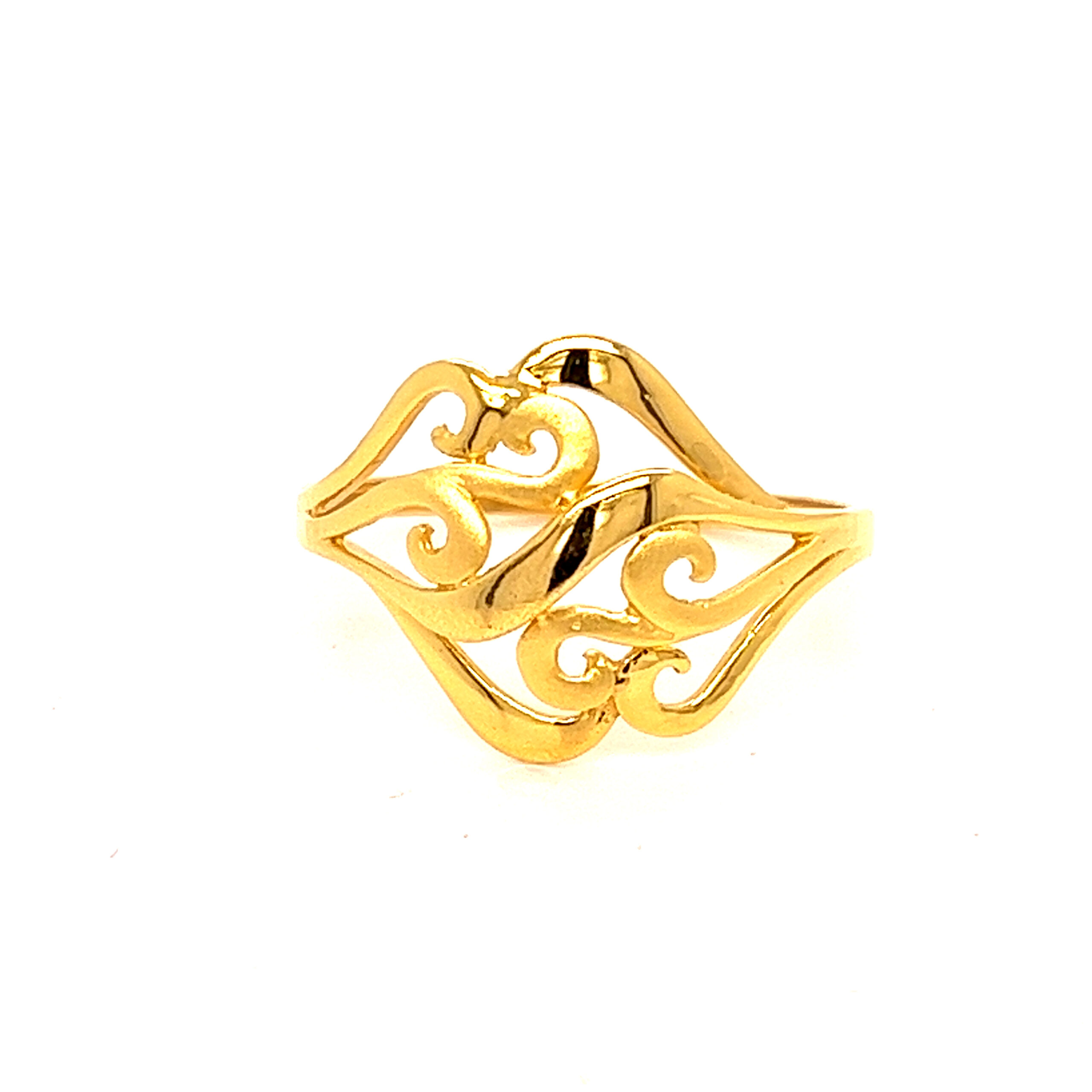 22k Gold Plain Forever Ring - Image 3