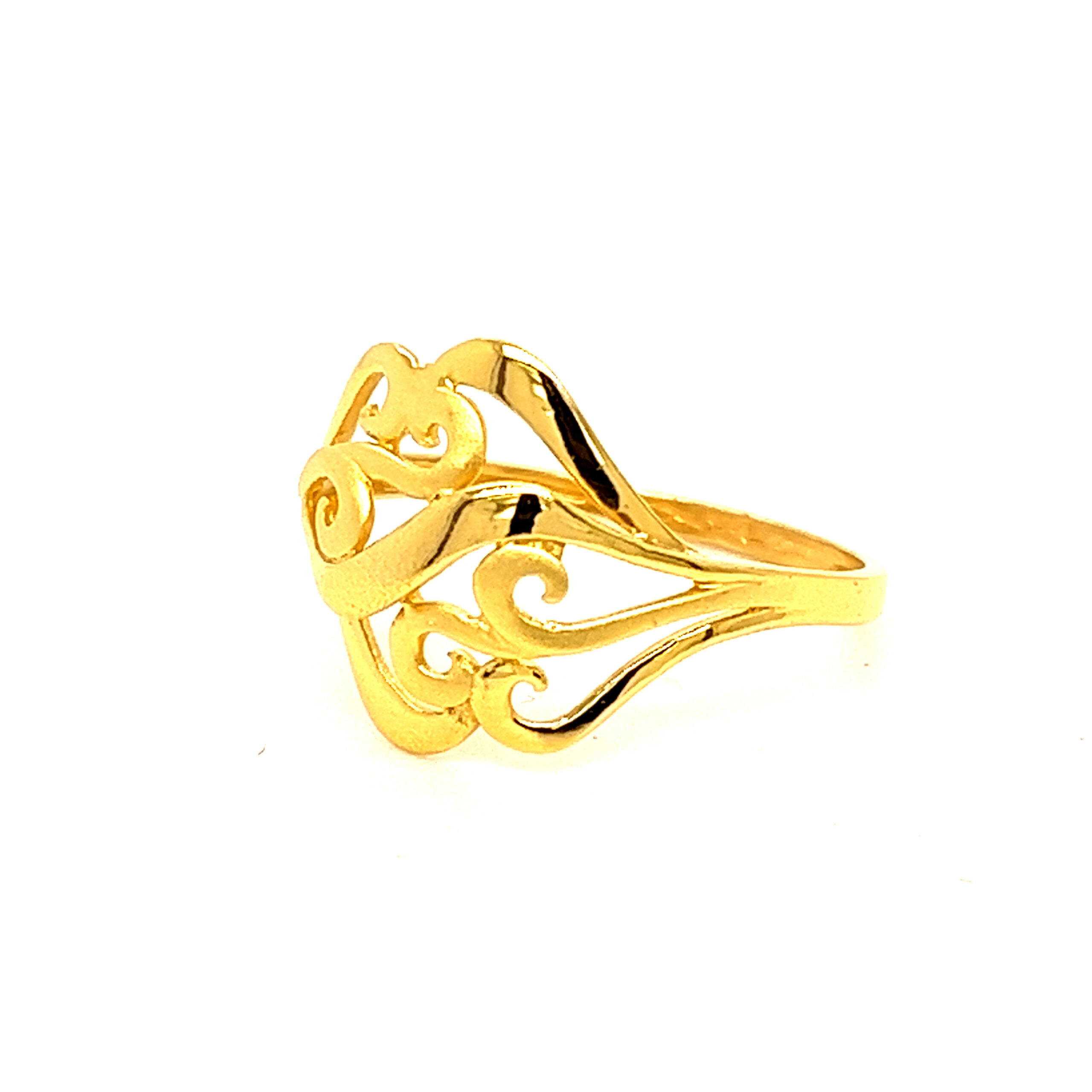 22k Gold Plain Forever Ring - Image 2