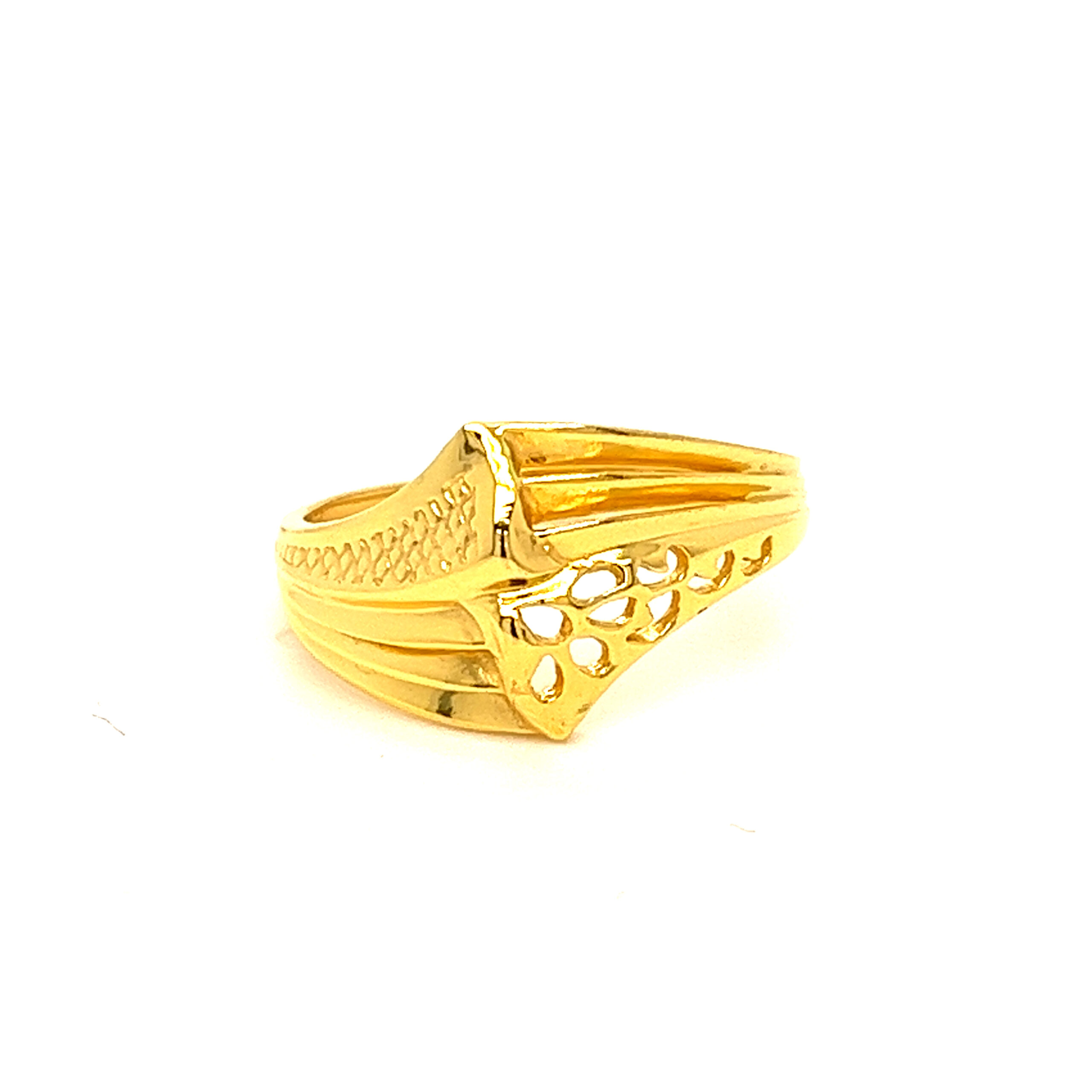 22k Gold Plain Classy Ring - Image 3