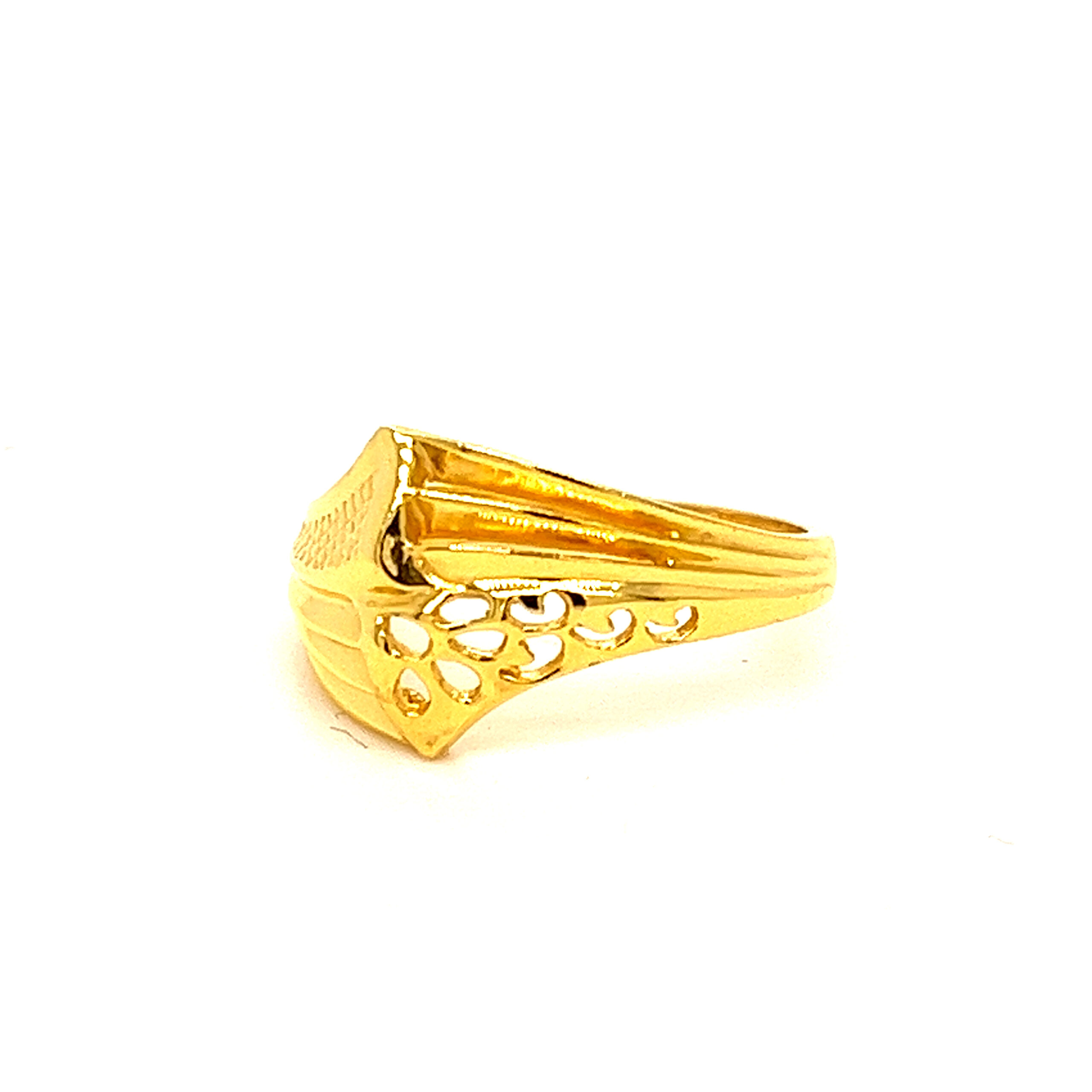 22k Gold Plain Classy Ring - Image 2