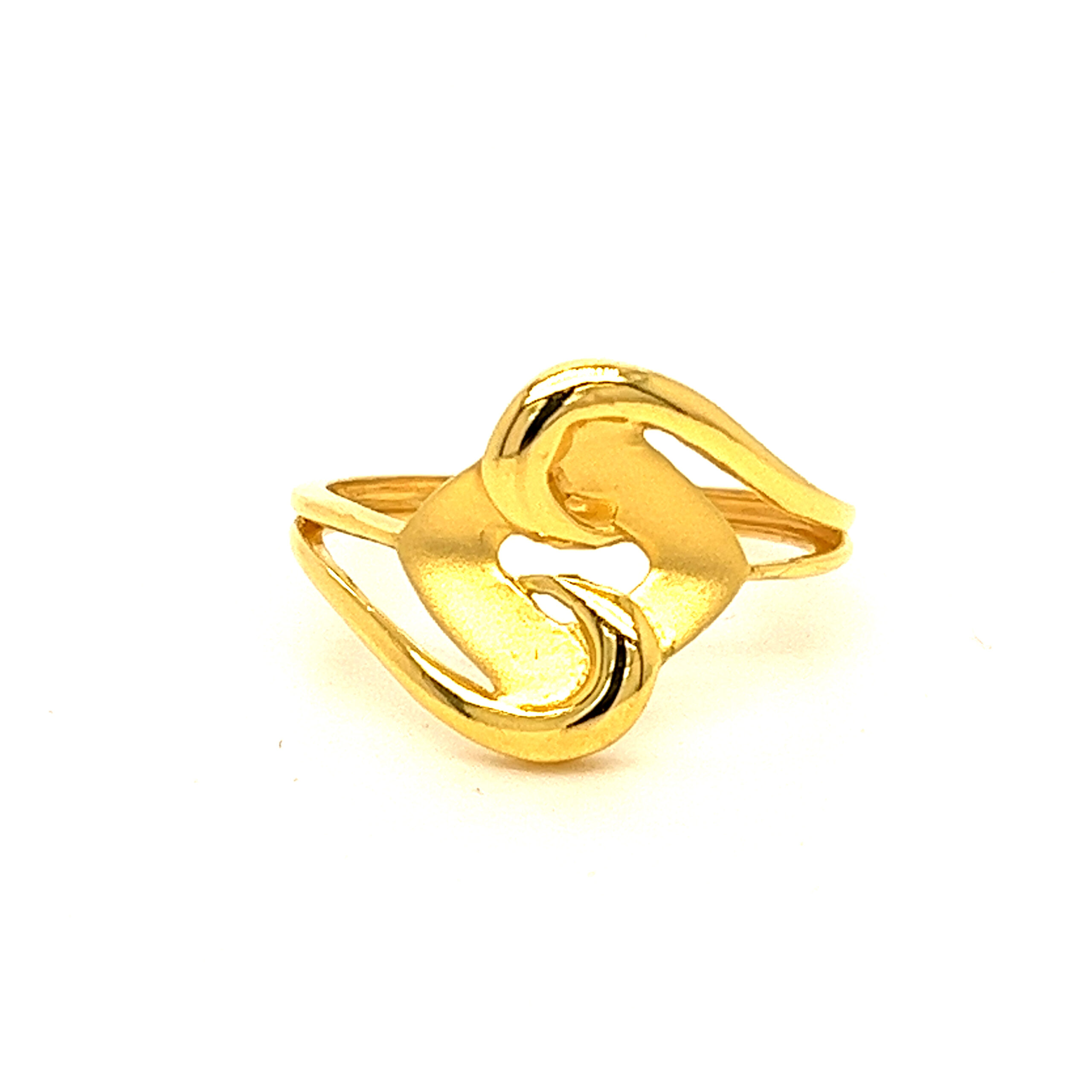 22k Gold Plain Classic Ring - Image 3
