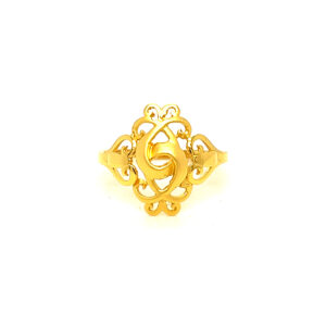 22k Gold Plain Traditional Ring