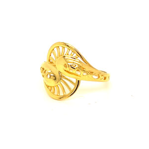 22k Gold Plain Fabulous Ring