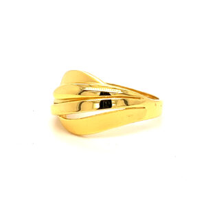 22k Gold Plain Basic Ring