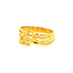 22k Gold Plain Morning Glory Ring