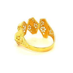 22k Gold Plain Style Play Ring
