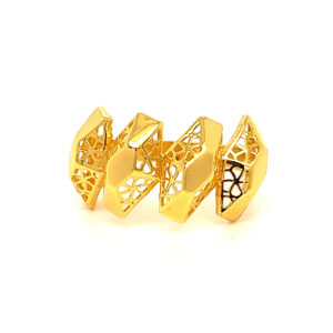 22k Gold Plain Style Play Ring