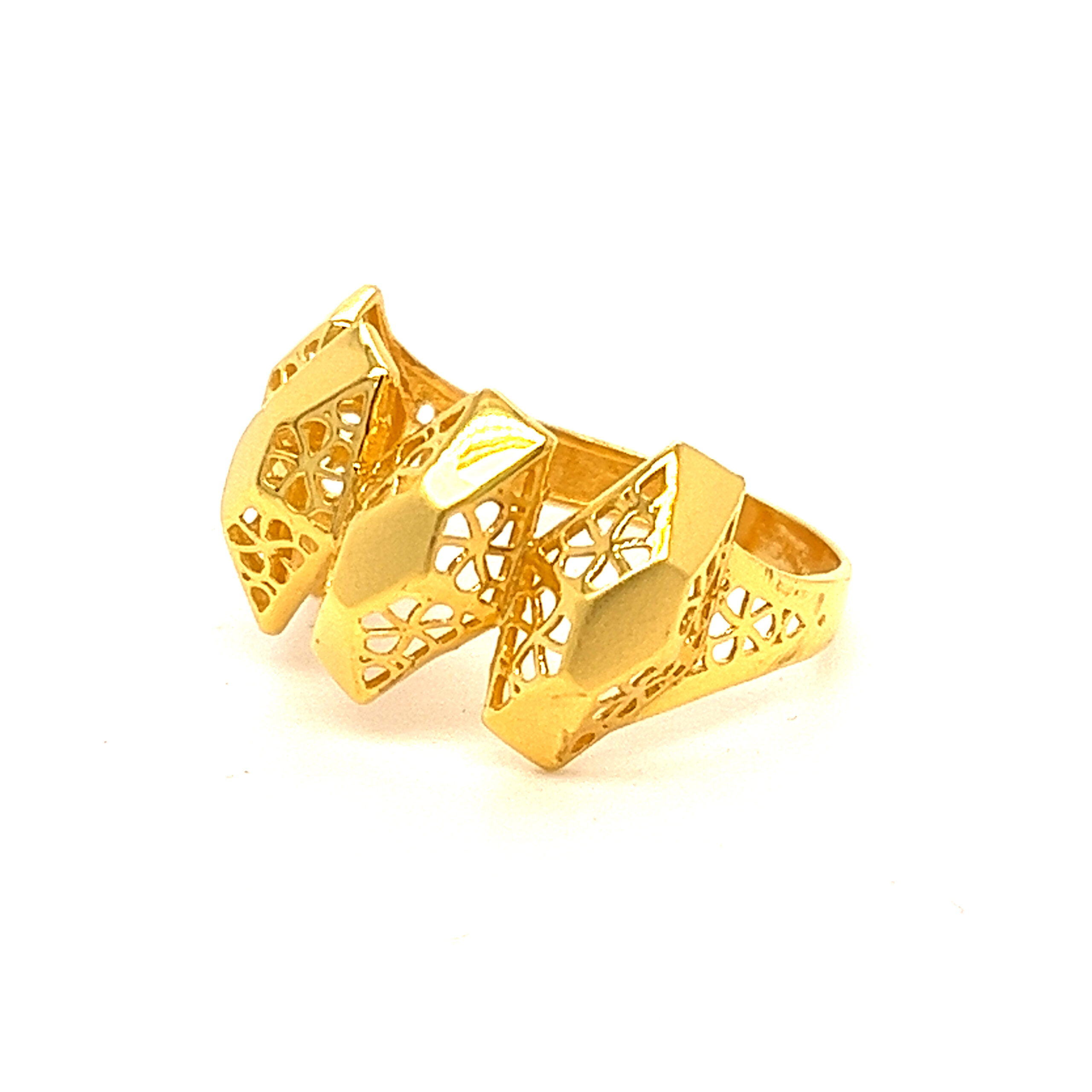 22k Gold Plain Style Play Ring - Image 2