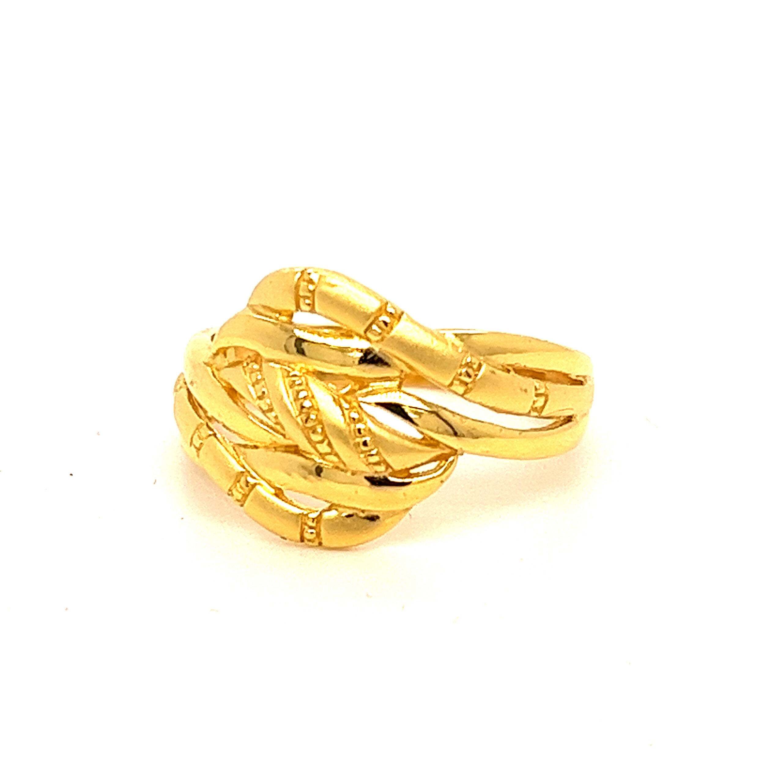 22k Gold Plain Elegant Ring - Image 2