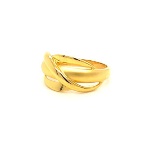 22k Gold Plain Simplistic Grace Ring