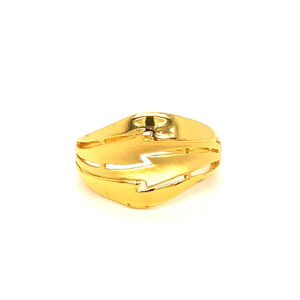 22k Gold Plain Simple Ring