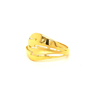 22k Gold Plain Simple Ring