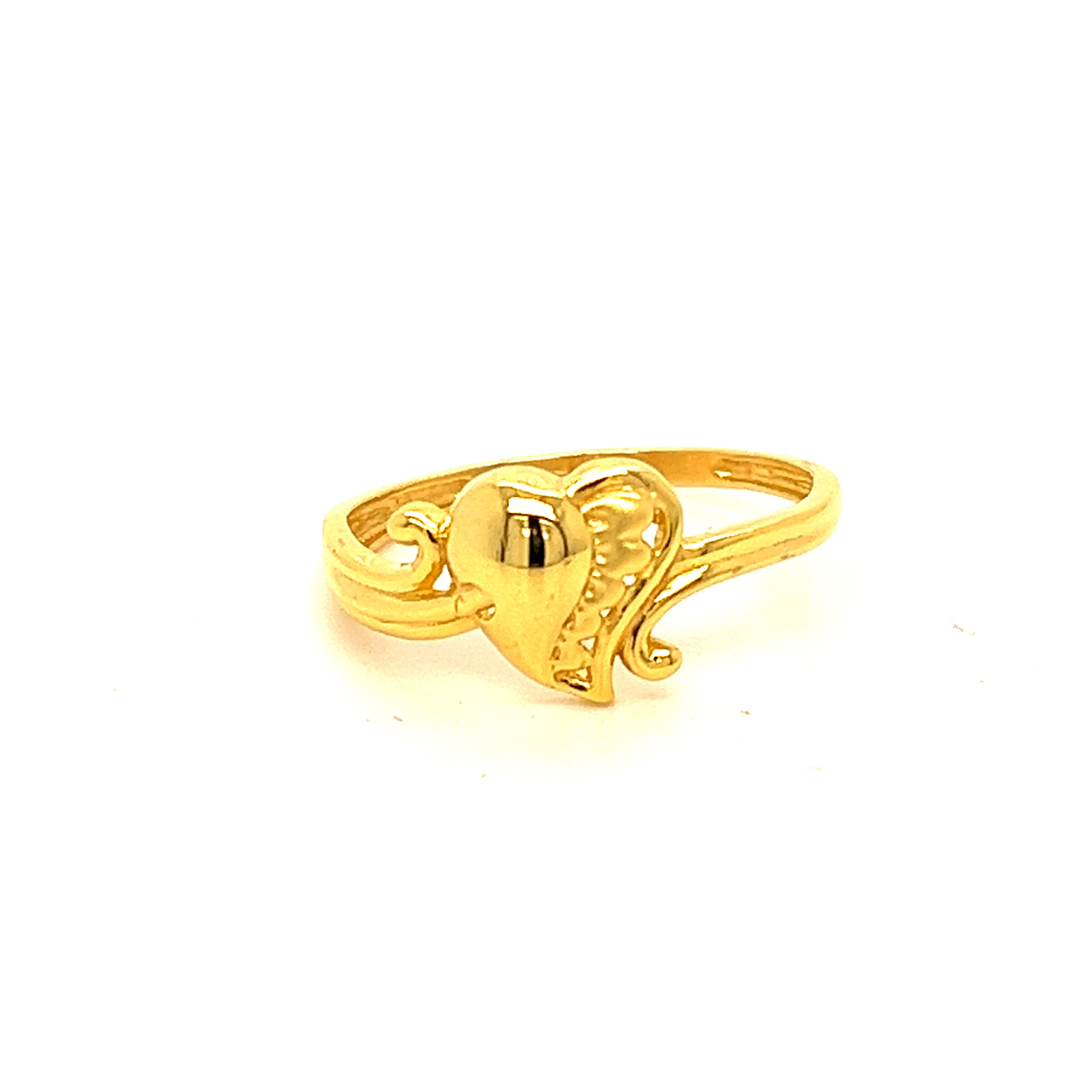 22k Gold Plain My Valentine Ring - Image 3